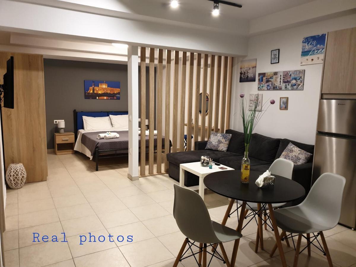 Blue - Comfy Center Rodos Daire Asgourou Dış mekan fotoğraf