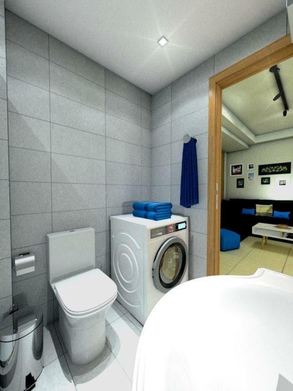 Blue - Comfy Center Rodos Daire Asgourou Dış mekan fotoğraf